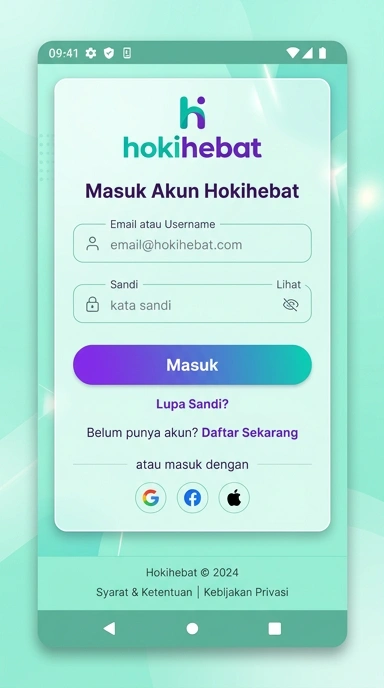Panduan Masuk Akun Hokihebat untuk Pengguna Android