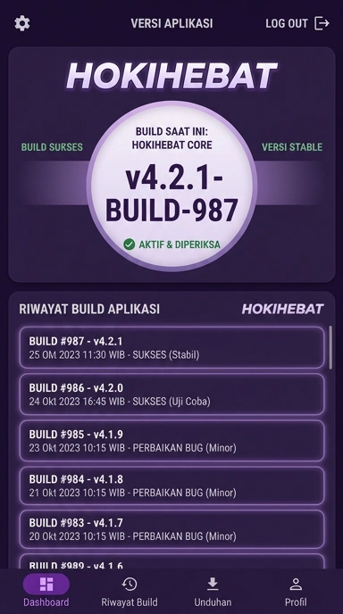 Riwayat Versi Hokihebat untuk Pengguna Android
